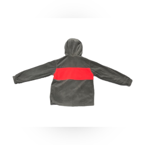 US Polo Assn Boys M/L 10-12 Reversible‎ Fleece Hooded Full Zip Jacket w/Pockets - Picture 2 of 11